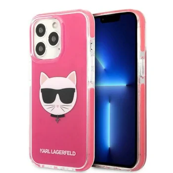 Apple iPhone 13 Pro Max 6.7'' Karl Lagerfeld Choupette Head Case Cover, Fuchsia | Чехол Кейс Бампер...