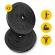 4FIZJO kompozīta svara diski 2 x 10 kg, 26 mm