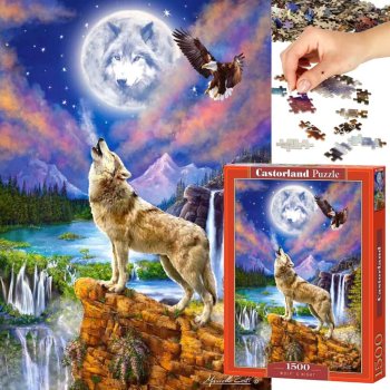 CASTORLAND Jigsaw Puzzle "Wolf" for Children, 1500 pieces