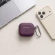 Чехол Tech-Protect Silicone Hook для Apple AirPods 4 / 5, бордовый