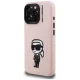 Karl Lagerfeld Silicone Karl Sketch MagSafe vāciņš iPhone 16 Pro, rozā