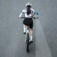 Rockbros F-253W velosipēda spogulis ar oglekļa šķiedras kāju, labā puse, melns