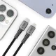 Кабель Tech-Protect UltraBoost DNA USB-C - Lightning 27W 100 см серый