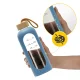 4FIZJO Glass Water Bottle 750 ml, Blue