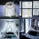 LED gaismas aizkars Telcon 100 LED 3x1m iekštelpām un āram, auksti balts