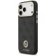 Guess 4G Srtass Logo & Big Strap Metal Buttons MagSafe Phone Case Cover iPhone 17 Pro Max - Black