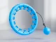 Weighted Smart Hula Hoop with Massage Nodes, Adjustable, Blue