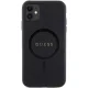 Чехол Guess для iPhone 11 Saffiano Magsafe, черный