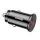 Baseus Circular Car Charger USB Type C / USB 30W PD, Black | Автомобильное Зарядное...