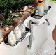 Sienas Plaukts Vannas Istabai un Virtuvei, Melns | Bathroom Shelf For Shower