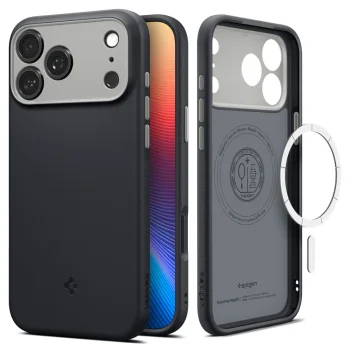 Чехол Spigen Nano Pop MagSafe для iPhone 17 Pro, черный