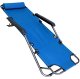 Adjustable Folding Beach and Garden Lounger Chair, Light Blue