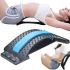 Bridge-Shaped Lower Back Stretcher Stretching Device Back Acupressure Massager 3 Heights Adjustable Lumbar