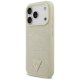 Guess Croco Triangle Logo MagSafe Phone Case Cover iPhone 17 Pro - gold