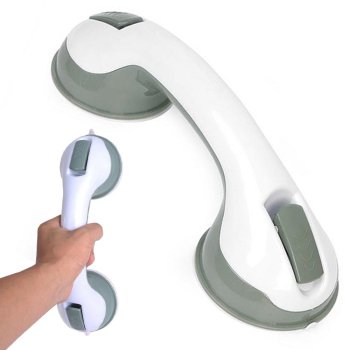 Suction Cup Grab Bar Bathroom Safety Handle, 30 cm, Gray