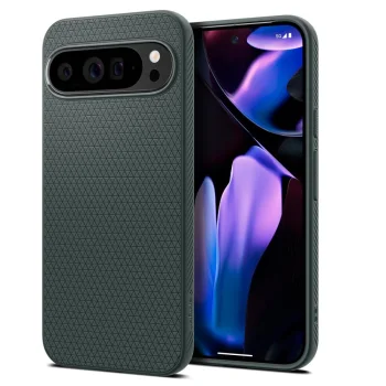 Чехол Spigen для Google Pixel 9 Pro XL Liquid Air, зеленый
