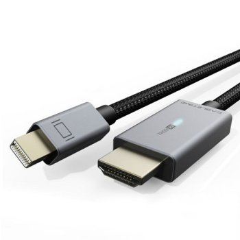 Премиальный кабель Mini DisplayPort - HDMI 4K 30Hz 1м