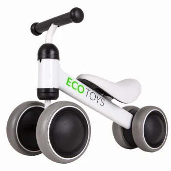 Ecotoys JM-118 līdzsvara velosipēds bērniem, balts