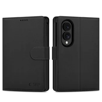 Tech-Protect Wallet atverams maciņš priekš Samsung Galaxy Z Fold 8, melns