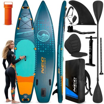 SUP Reefbreak dēlis 350 x 81 15 cm Neo-Sport 170301, komplets ar sēdekli un somu