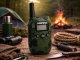 Walkie Talkie Set Baofeng BF-T6 2km Range 1500mAh, Camo Green