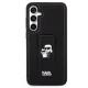 Чехол Karl Lagerfeld для Samsung Galaxy S23 FE Gripstand Saffiano Karl&Choupette, черный