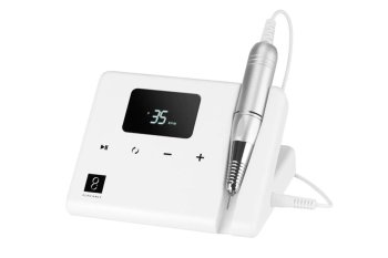 Manicure & Pedicure Nail Drill Milling Machine Ocho Technic 65 W, White, With Digital Display & Touch Controls