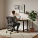 ModernHome Computer Desk 120x60 cm for Home Office Study, light oak
