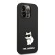 Karl Lagerfeld Silicone Choupette vāciņš iPhone 14 Pro Max - Melns