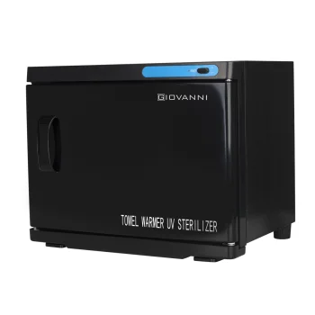 Towel Warmer with UV-C Sterilizer 23 L, Black