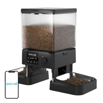 Automātiskā dubultā dzīvnieku barotava Oneisall PFD-002 WiFi 2.1kg
