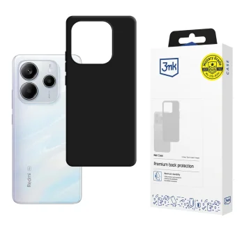 3mk Matt Case vāciņš Xiaomi Redmi Note 14 5G, melns