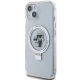 Чехол Karl Lagerfeld Ring Stand Karl&Choupette MagSafe для iPhone 15/14/13, Белый