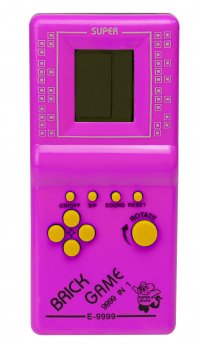 Retro Pārnēsājamais Bērnu Spēļu Mini Dators Konsole Tetris 9999IN1, Rozā| Tetris Retro Portable Kids Gaming...