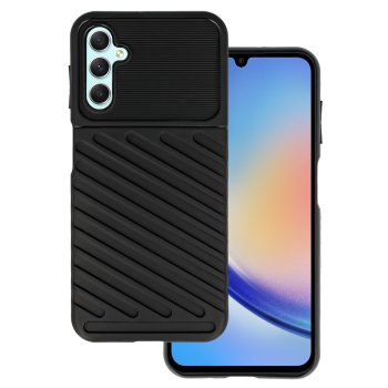 Samsung Galaxy A14 5G (SM-A146) / 4G (SM-A145F/DSN) Thunder Series TPU Cover Case, Black | Telefona Macņš Vāciņš...