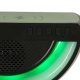 RGB LED desk lamp with Bluetooth speaker, FM radio and wireless charger, black