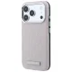 Чехол Karl Lagerfeld Grained Mono Resin Logo MagSafe для iPhone 17 Pro / 18 Pro, розовый