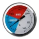 Термометр для гриля и коптильни 2в1 аналоговый 0-300°C