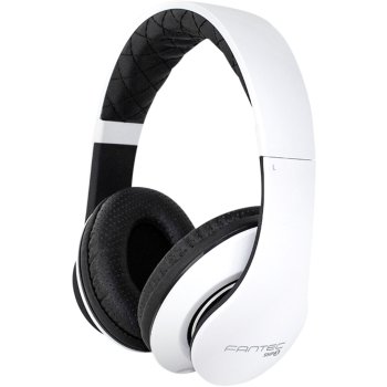 Fantec SHP-3 Stereo Headphones with Microphone, Black/White