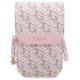 Guess pleca somiņa tālrunim G Cube Stripe, rozā