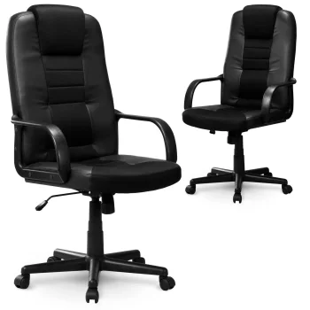 Ergonomisks biroja krēsls Sofotel 518B ar mikrotīklu, melns