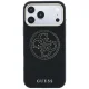 Guess Perforated 4G Gold Logo MagSafe vāciņš iPhone 17 Pro / 18 Pro, melns