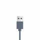 Настольный мини-вентилятор USB, серый