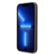 Чехол Guess 4G Big Metal Logo для iPhone 15, коричневый