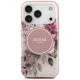 Чехол Guess IML Flower & Tonal Circle MagSafe для iPhone 18 Pro и 17 Pro, розовый