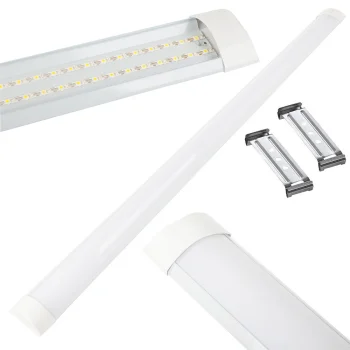 LED virsapmetuma lampa 120cm 28W, silti balta