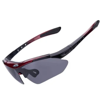 Rockbros 10141 Photochromic Cycling Glasses, Red
