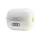 Audi IML Geometric Pattern maciņš AirPods Pro 2 austiņām, Balts