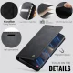 Samsung Galaxy S20 Ultra (SM-G988F) CASEME Wallet Magnetic Leather Case Cover, Black | Telefona Vāciņš Maciņš...