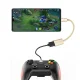 Dudao L15T USB-C uz USB-A OTG pāreja, pelēka
